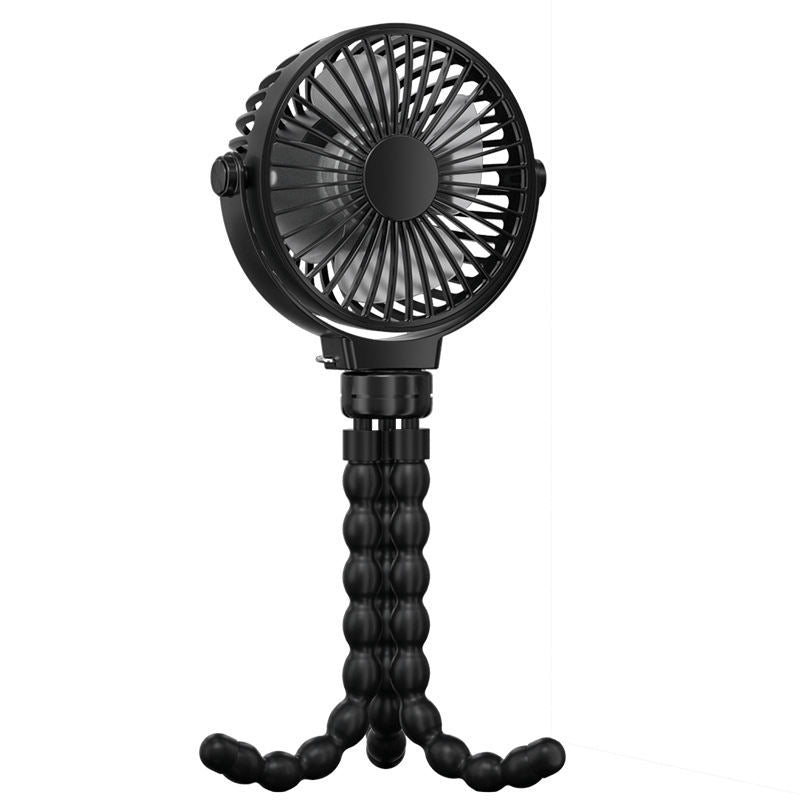 Flexible Tripod Stroller Fan — USB Rechargeable