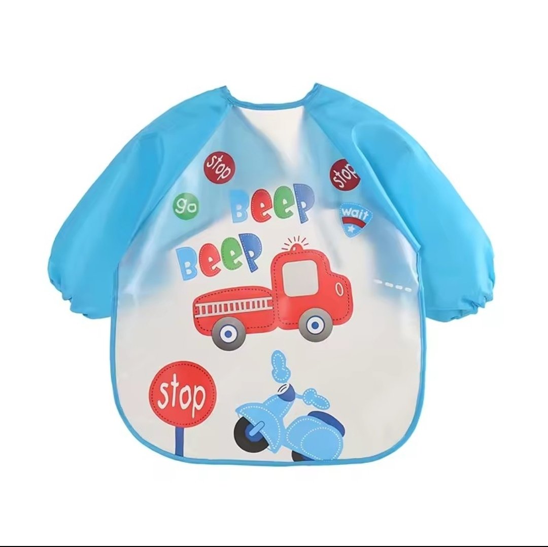 Long-Sleeve Waterproof Baby Bib