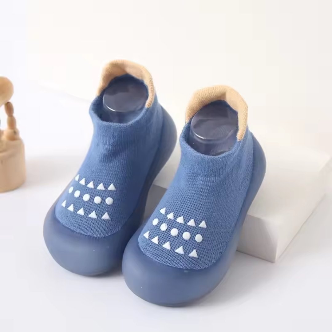 Baby Sock Shoes — Blue