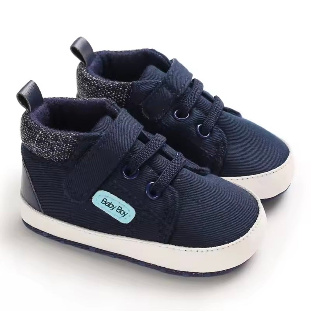 Baby Boy First Shoes — Navy