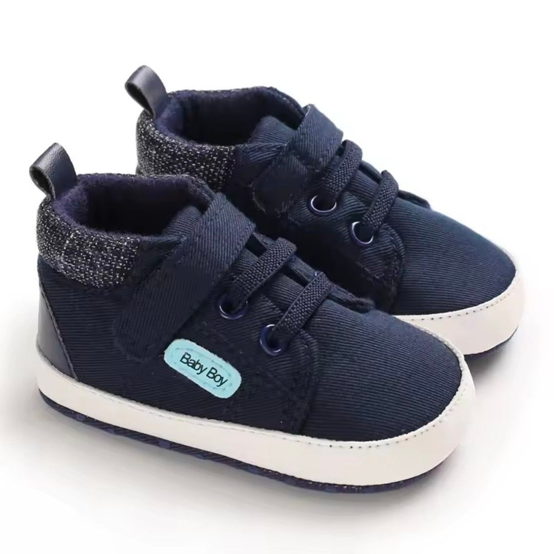 Baby Boy First Shoes — Navy