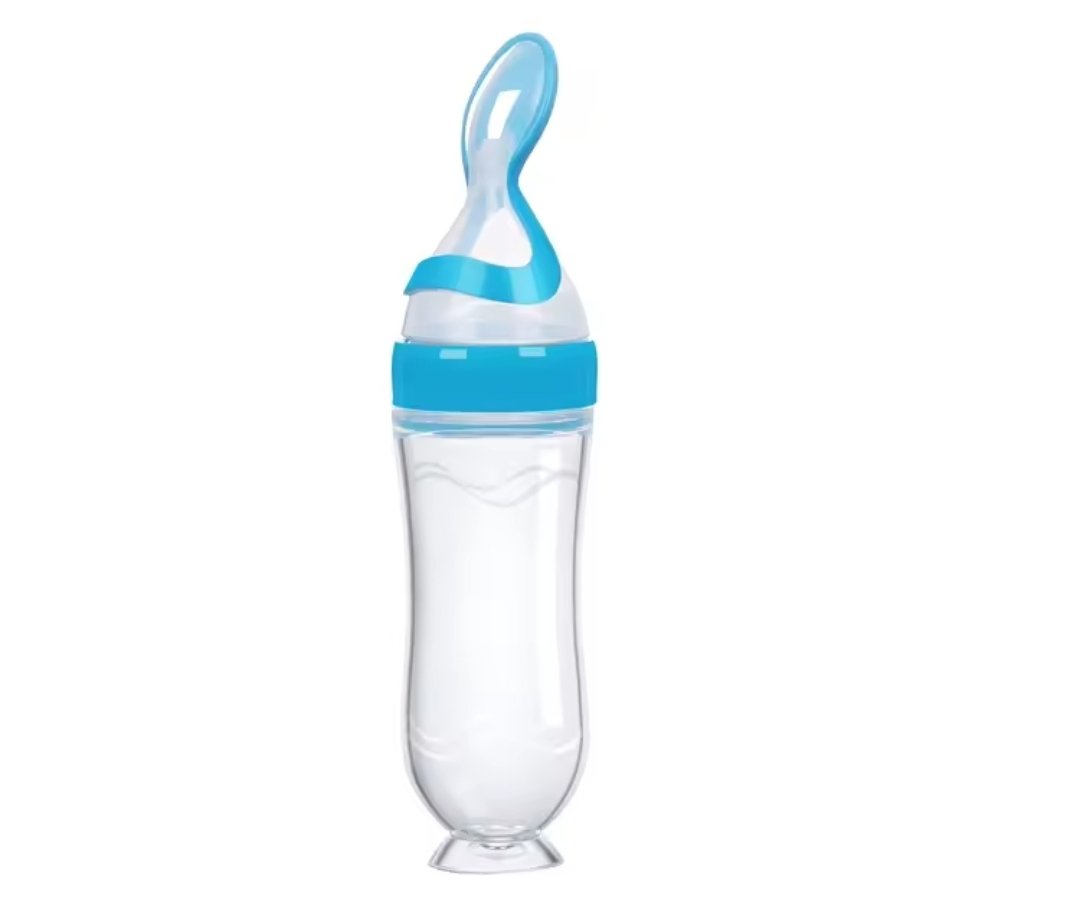 Squeeze Spoon Feeder Bottle