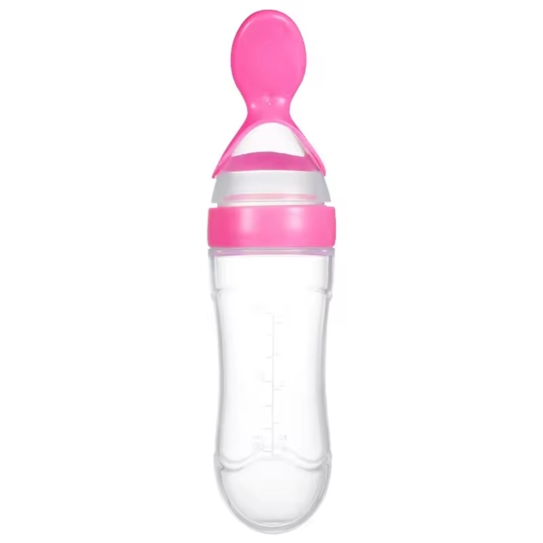 Squeeze Spoon Feeder Bottle