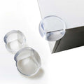 Clear silicone corner protectors in a pile