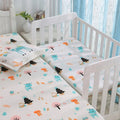 Waterproof crib mattress protector fitted sheet