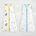 Sleeveless cotton baby sleep sack