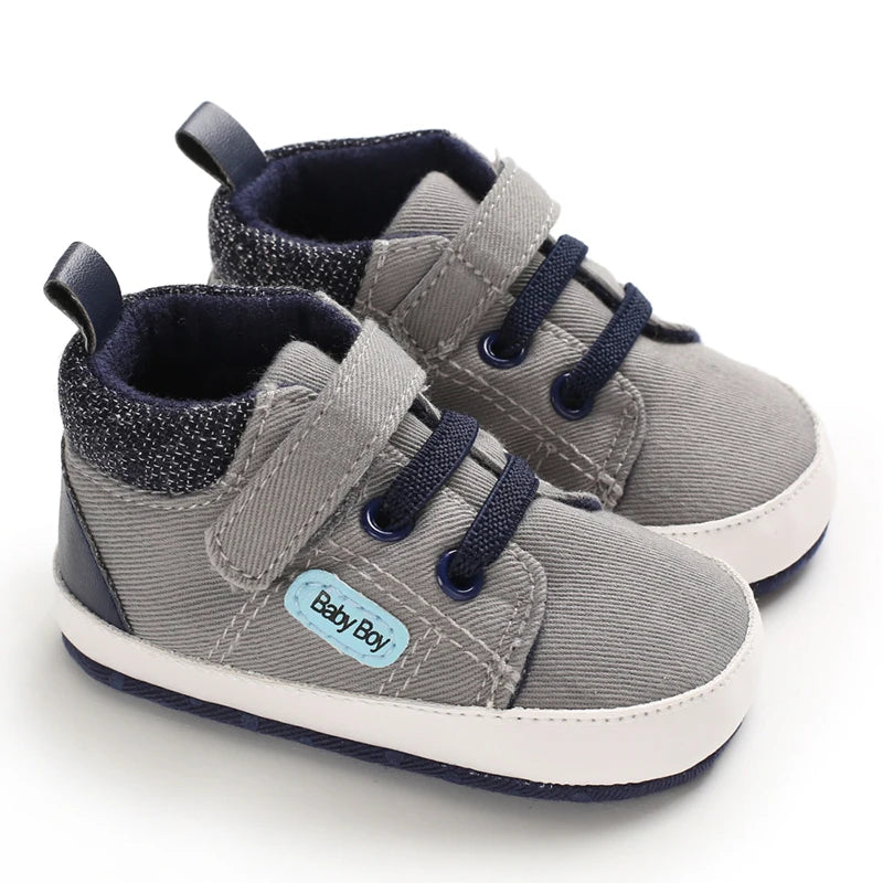 Baby Boy First Shoes — Navy
