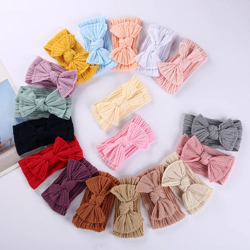 Baby bow headbands three pack