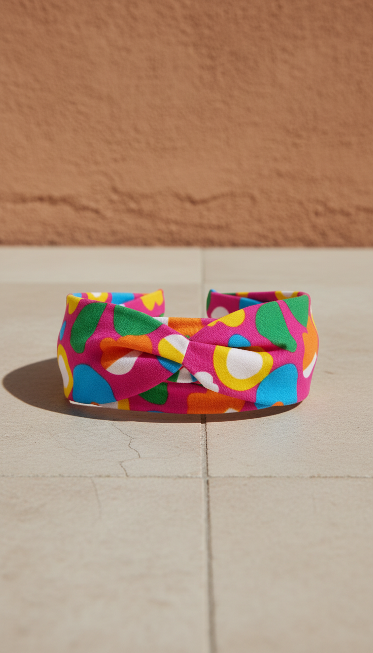 Patterned Headband in a new setting