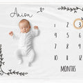 Baby monthly milestone blanket photo prop